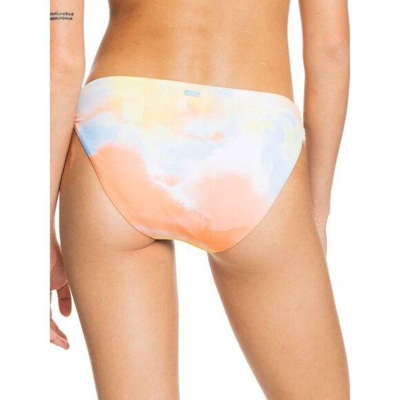 Roxy Beach Classics Cheeky High Leg Bottoms in Rainbow Cloud Wash - Picture 5 of 5